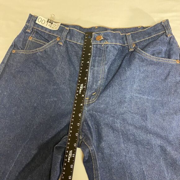 VTG 1980s JC Pennys Jeans Men's 38x29 Blue Big Mac Workwear Lite Wash Denim USA - Picture 11 of 15